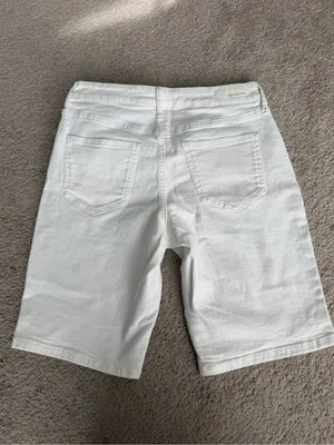 Calvin Klein Jeans White Denim Women's Shorts thumbnail 3