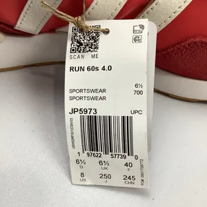 Adidas Men’s Run 60s 4.0 Size 8 Red NEW! thumbnail 6