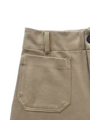 Anthropologie Maeve The Colette Knit Crop Wide-Leg Pants Size 28 True Camel Tan thumbnail 9