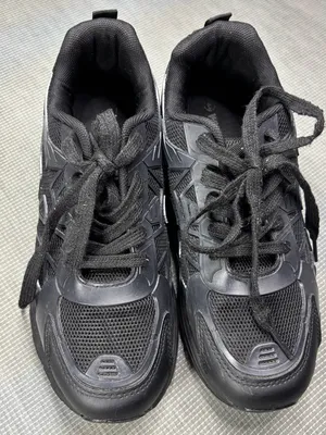 Wild Diva Black Chunky Dad Sneakers Platform Running Shoes Size 37 thumbnail 1