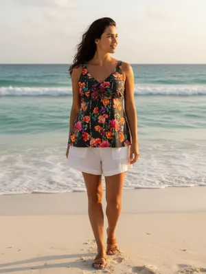 Sunseeker for Venus Floral Tankini Top Size 14 thumbnail 6
