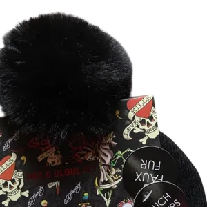 🆕 Ed Hardy Unisex Y2K Cuff Beanie Black Cap Hat & Gloves Brand New Set thumbnail 5