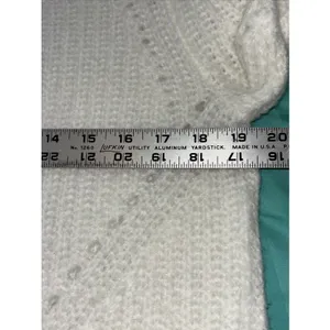 Sugarlips Womens Sz M Chunky Knit Puff Sleeve Sweater EUC thumbnail 14
