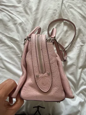 Coach Pebbled Leather Crossbody — Light Pink thumbnail 8