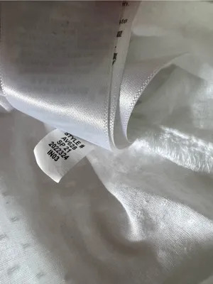 J. Crew White Clip Dot Ruffle Trim Popover Blouse - Small thumbnail 13