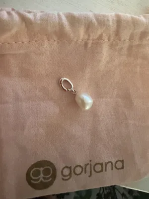 Gorjana Sterling Silver Pearl Parker Charm thumbnail 4