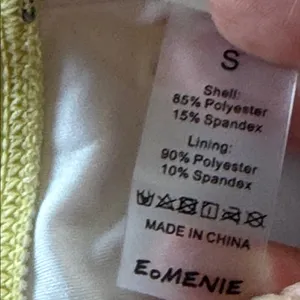 Eomenie adjustable bikini top size S Yellow thumbnail 5