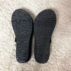 Teva Black Sandals with Yellow Logo thumbnail 8