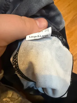 🌸Amazon Black & Gray Tie-Dye High-Rise Bike Shorts thumbnail 2