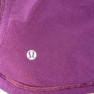 Lululemon Shorts Womens Lululemon Groovy Run Shorts‎ in Plum Lined Size 4 thumbnail 6