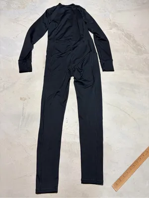 Aerie Black Women's Long-Sleeve Jumpsuit warm-up medium thumbnail 10