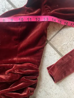 Lulus Forever Sensational Rust Brown Velvet Long Sleeve Maxi Dress thumbnail 14