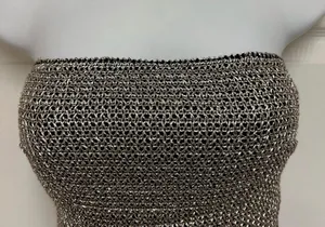 Silver Strapless Dress thumbnail 6