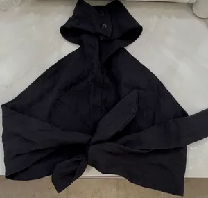 H&M Black Twist Halter Top With Open Tie Back thumbnail 3