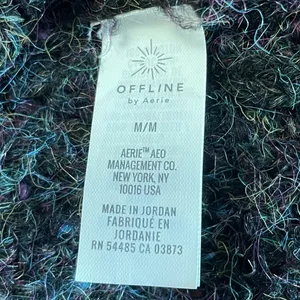 Aerie Sweatshirt Sweater Medium Cozy‎ For Fall thumbnail 4