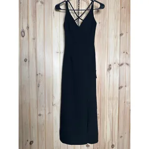 NWT Lulus All This Allure Black Strappy Backless Midi Dress Party Open Back XS thumbnail 2