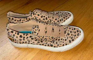 Women's Blowfish Slip-On Leopard Print Canvas Sneakers thumbnail 1
