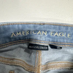 American Eagle Jeans Mid Rise Kick Boot Stretch Cargo Pockets Womens 8 L 30x33.5 thumbnail 7