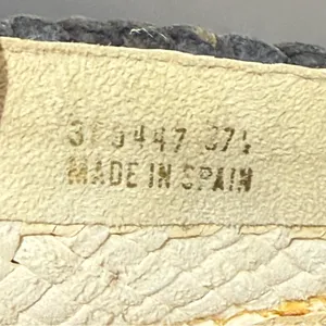 Prada espadrille sz 37.5 Platform flat‎  ~ LEFT SHOE ONLY thumbnail 11