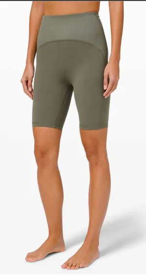 Lululemon Blissful Bend Super High-Rise Short 8"Army Green Size 10 thumbnail 1