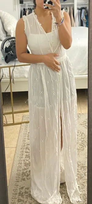 Zara White Dress thumbnail 1