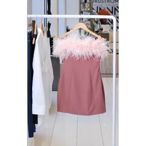 HOUSE OF CB 'Alexa' Warm Pink Mini Dress Size Small New $255 thumbnail 2