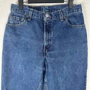 Vintage Levis 550 Jeans Womens 12Long Relaxed‎ Fit Tapered Leg Medium Wash Y2K thumbnail 2