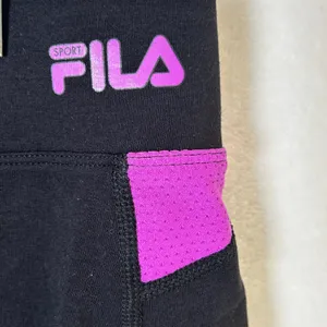 Fila Sport Womens‎ Black Purple Mesh Accent Athletic Skort XL Zipper Pocket thumbnail 4