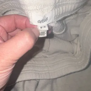 Beige aerie sweat pants thumbnail 2