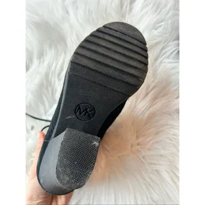 Michael Kors Suede Black High Heeled Elliot Boots Retailed $189 size 8 M suede thumbnail 2