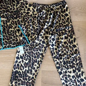 Cupshe Live Life in the Beach Slumber Party Animal Print PJ Size S in Brown Blue thumbnail 3