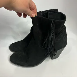 Sam Edelman Louie fringe booties‎ size 10 thumbnail 3