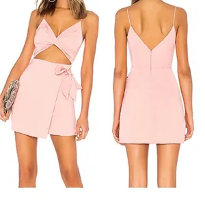 Superdown side tie mini dress size xs thumbnail 3