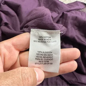 Bila77 Women’s Kelsey Maxi Dress Sleeveless Smocked Tiered V-Neck in Purple S thumbnail 12