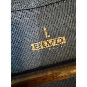 BLVD Ribbed Racerback Tank – Large - Steel/Slate Blue thumbnail 3