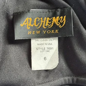 Vintage y2k‎ Alchemy Dress Sz 6 Whimsygoth Grunge Sheer Glitter Maxi thumbnail 6