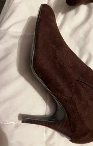 Brown Suede Boots Size 5.5 thumbnail 3