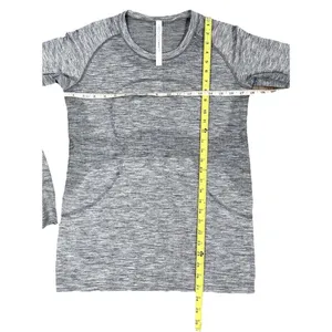 Lululemon Swiftly Tech Long Sleeve Shirt 2.0 Heathered Slate Gray Thumbholes 10 thumbnail 9
