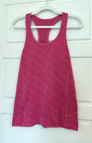 Pink Lululemon Swiftly Tank Tech Top Racerback thumbnail 1