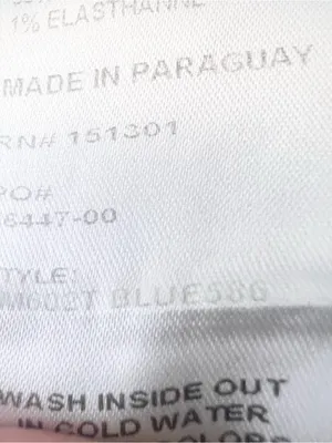 Good American Mid-Rise Cropped Straight Jeans - Blue thumbnail 14