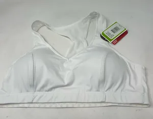 Moving Comfort Vixen Sports Bra Womens M 34AB-36A White High Impact NWT thumbnail 1