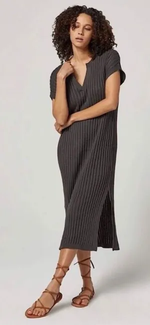 Alp N Rock Ribbed Midi Dress‎ Size Medium thumbnail 1