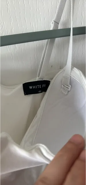 White Fox Stuck to you off white bodysuit thumbnail 3