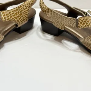 SAS Suntimer Tripad Comfort US 9 Snake Print Bronze Patent Leather Sandals thumbnail 10