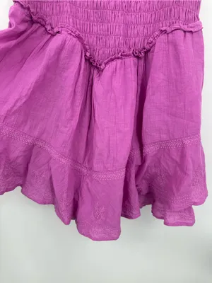American Eagle Outfitters Pink Boho Romper Size Medium Whimsical Fairy thumbnail 4