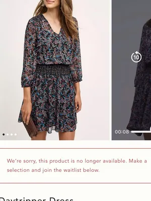 Anthropologie Vanessa Virginia Women’s Paisley Pattern V-neck Dress Size XS thumbnail 3