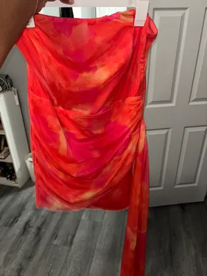 Dress Orange Size XL thumbnail 3