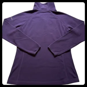 Columbia Fleece Pullover Womens Size M Purple Quarter Zip Long Sleeve Hiking thumbnail 6