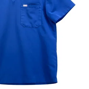FIGS‎ Scrub Top Blue L thumbnail 4