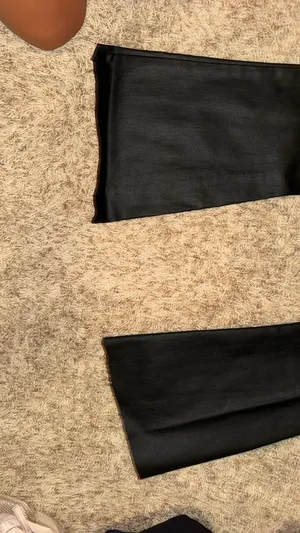 Edikted Pants Leather Flare thumbnail 5